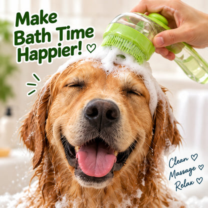 2-in-1 Pet Bath Massage Brush