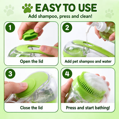 2-in-1 Pet Bath Massage Brush