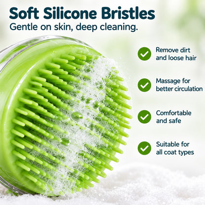 2-in-1 Pet Bath Massage Brush